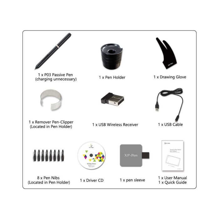 XP-Pen Star 05 V2 Kablosuz ISM 2.4G 5080LPI Wireless Grafik Tablet - Görsel 5