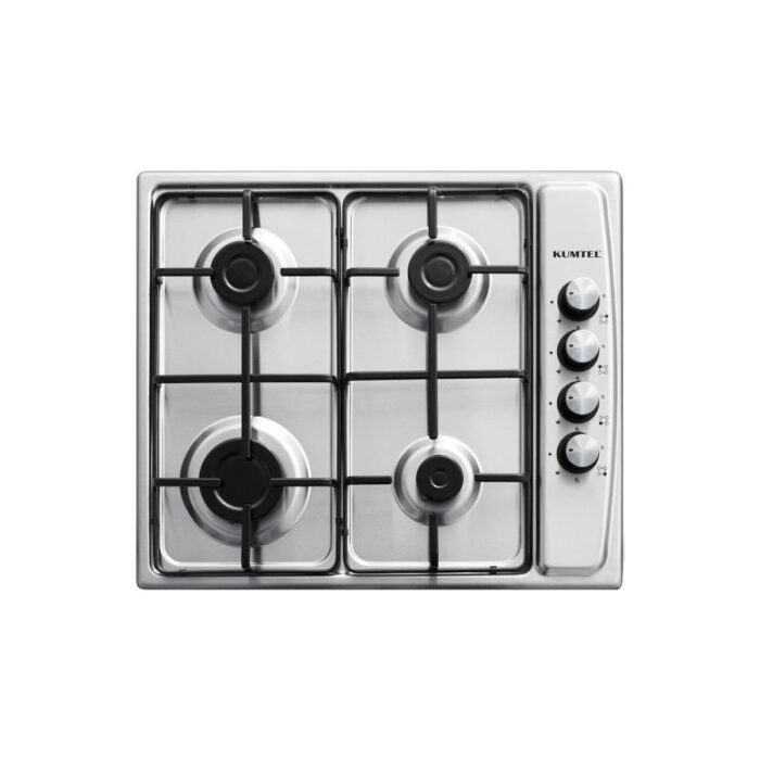 Kumtel KO 410BF Inox 4 Gözü Gazlı Ankastre Ocak Doğalgazlı - Görsel 1