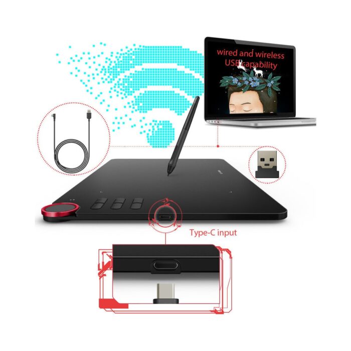 Xp-Pen Deco 03 Wireless ISM 2.4G Profesyonel Grafik Tablet - Görsel 4