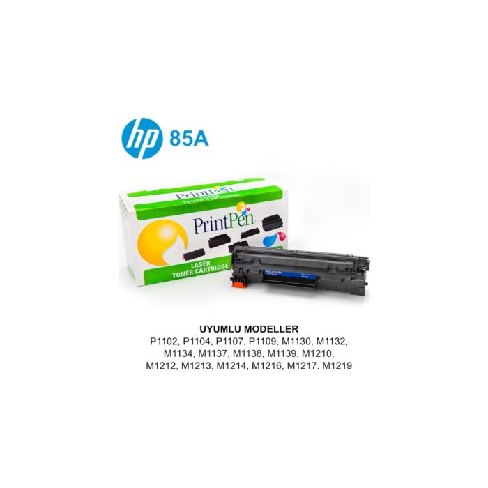 Printpen HP LaserJet Pro P1102, 85A CE285A Siyah Muadil Toner - Görsel 2
